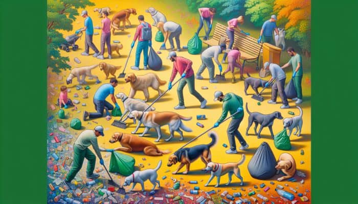 Dogs in Community Cleanups: A Global Initiative