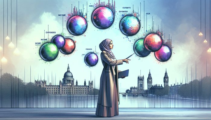 How to Qualify with High Debt Levels: UK Guide | DCL A UK financial analyst assesses debt qualification using charts, graphs, and financial data.