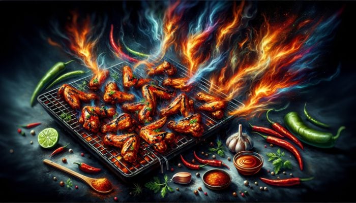 Spicy Grilled Chicken Wings: A Flavorful American Treat