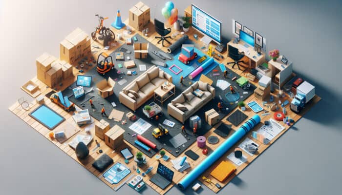 Protective Flooring Tools for UK House Clearance